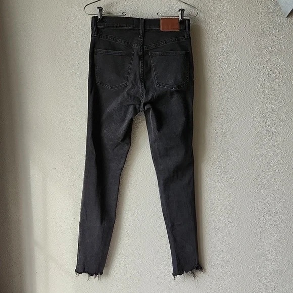 Madewell High Rise Dark Blue Jeans - Picture 4 of 5